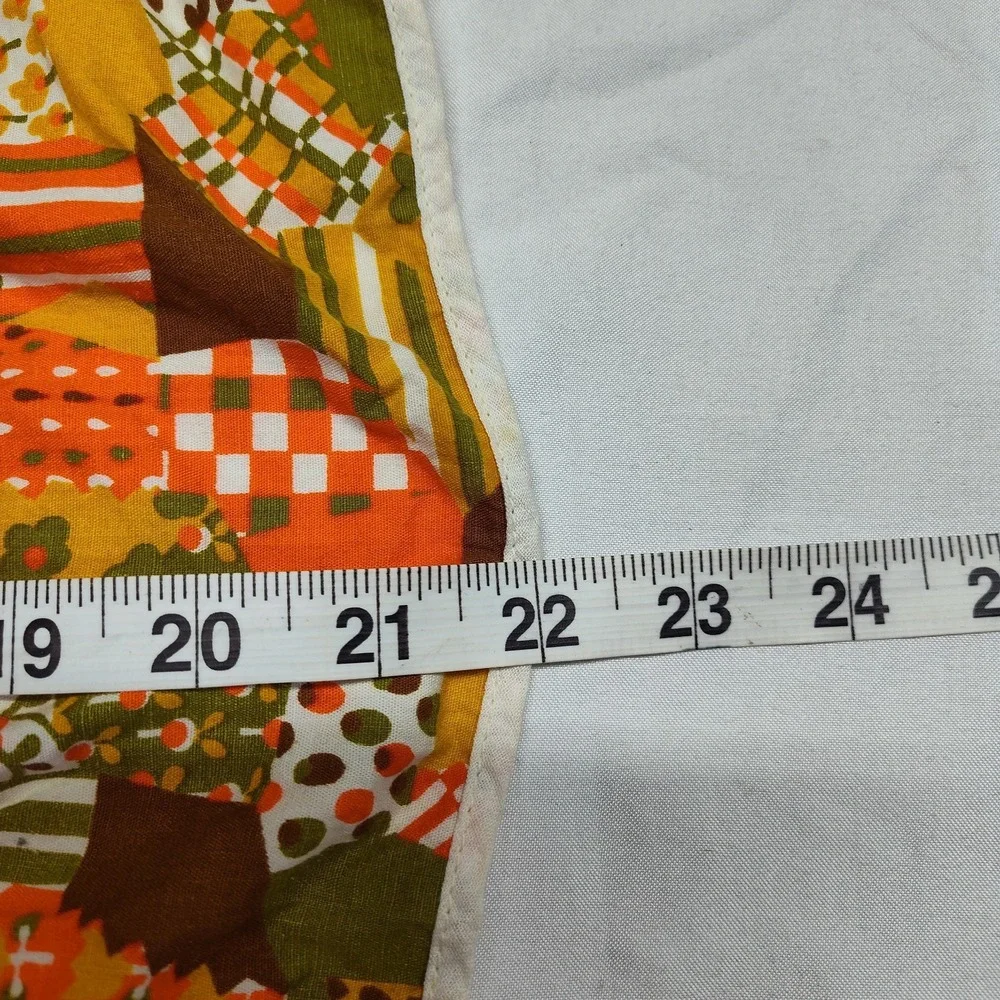 Skilcraft apron with potholders kitchen cooking 70's retro housewife USA